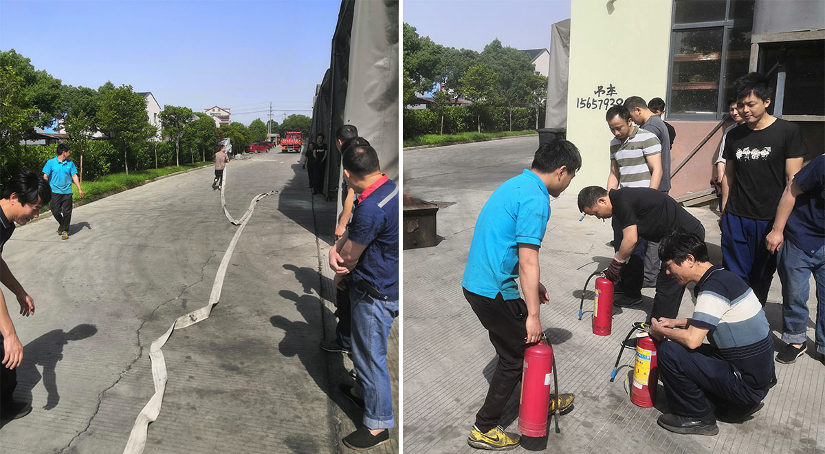 我司開(kāi)展消防安全演練，確保安全生產(chǎn)